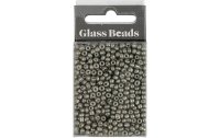 Creativ Company Rocailles-Perlen Glasperlen Grau