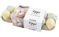Creativ Company Eier aus Plastik 6 Stück, pastellfarben