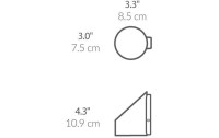 Simplehuman Wandhalterung für Sensorspender Silber