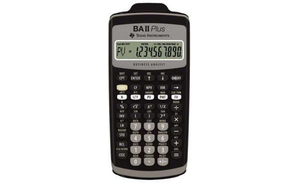 Texas Instruments Finanzrechner BA II Plus