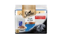 Sheba Nassfutter Fresh & Fine in Sauce Fisch Variation, 15 x 50 g