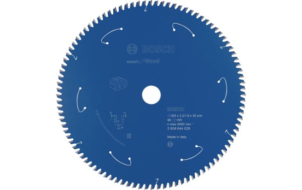 Bosch Professional Kreissägeblatt Expert for Wood 305 x 2.2 x 30 mm, 96 Z