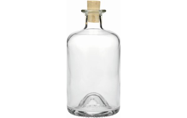 Glorex Glasflasche Apotheker-Flasche 500 ml