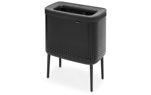 Brabantia Wäschesammler BO Schwarz, 60 l