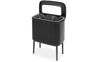 Brabantia Wäschesammler BO Schwarz, 60 l