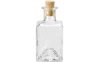 Glorex Glasflasche Quadratisch, 200 ml
