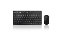 Rapoo Tastatur-Maus-Set 8000M Schwarz/Grau