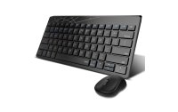 Rapoo Tastatur-Maus-Set 8000M Schwarz/Grau