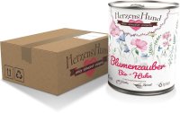 HerzensHund Nassfutter Blumenzauber Bio-Huhn, 800 g