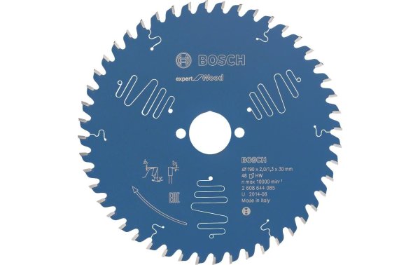 Bosch Professional Kreissägeblatt Expert for Wood Ø 190