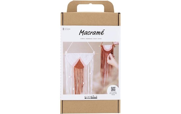 Creativ Company Bastelset Mini Macramé Wandschmuck