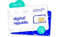 Digital Republic SIM-Karte Unlimitiert Internet für 365 Tage – Medium Speed
