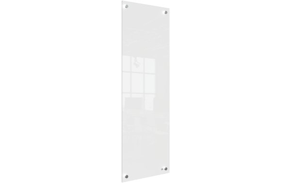 Nobo Glassboard 90 cm x 30 cm, Weiss