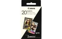Canon Fotopapier ZINK ZP-2030  selbstklebend, 20 Blatt