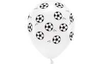 Partydeco Luftballon Eco Fussball 33 cm, 6 Stück,...