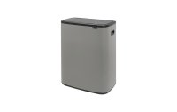 Brabantia Recyclingbehälter Bo Touch Bin 60 Liter, Concrete Grey