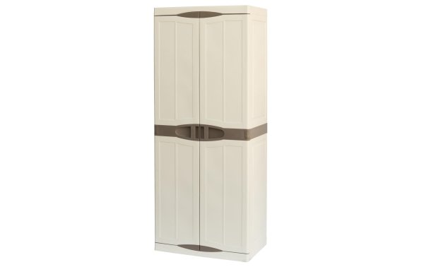 Art Plast Gartenschrank Beige/Braun