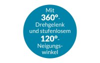 puregreen Strahlregler für Wasserarmaturen 24 mm Edelstahl mit Gelenk