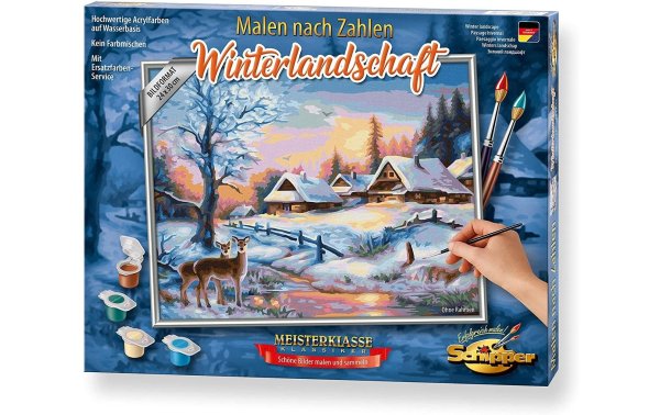 Schipper Malen nach Zahlen Winterlandschaft