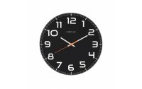 NeXtime Wanduhr Classy Round Ø 30 cm Schwarz