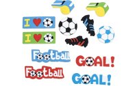 Glorex Moosgummi Sticker Fussball 29-teilig, selbstklebend