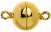 Glorex Verschluss Muggel 10 mm, Gold