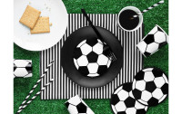 Partydeco Papierservietten Fussball 13.5 cm, 20 Stück