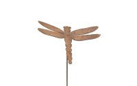 Ambiance Gartenstecker Libelle auf Stab, 50 cm