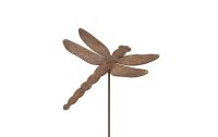 Ambiance Gartenstecker Libelle auf Stab, 50 cm