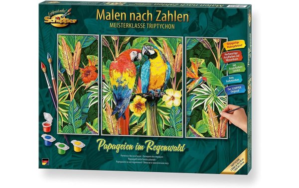 Schipper Malen nach Zahlen Papageien im Regenwald