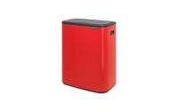 Brabantia Recyclingbehälter Bo Touch Bin 60 Liter, Rot