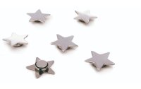 Trendform Haftmagnet STAR Silber, 6 Stück