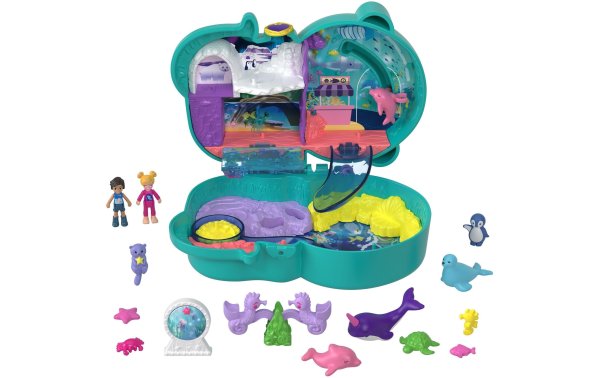 Polly Pocket Spielset Otter-Aquarium Schatulle