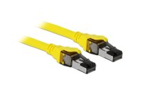 Delock Patchkabel RJ-45-RJ45 Cat 8.1, S/FTP, 2 m, Gelb