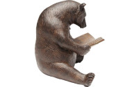 Kare Dekofigur Reading Bears Braun