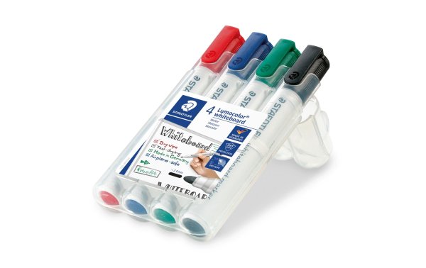 Staedtler Lumocolor 351 4er-Set, Rundspitze