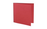 Artoz Blankokarte 1001, 15.5 x 15.5 cm, 5 Blatt, Rot