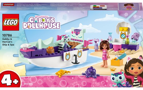 LEGO® Gabbys Dollhouse Gabbys und Meerkätzchens Schiff und Spa