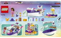 LEGO® Gabbys Dollhouse Gabbys und Meerkätzchens Schiff und Spa