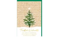 Braun + Company Weihnachtskarte Tannenbaum und Schnee