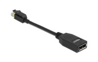 Delock Adapter MiniDisplayPort-DisplayPort 8K/60Hz, Einrastfunktion