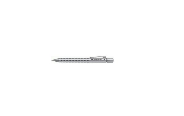 Faber-Castell Minenbleistift GRIP 2011 B, 0.7 mm, Silber