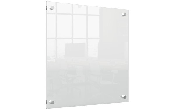 Nobo Acryl-Notiztafel Zur Wandmontage 45 cm x 45 cm, Transparent