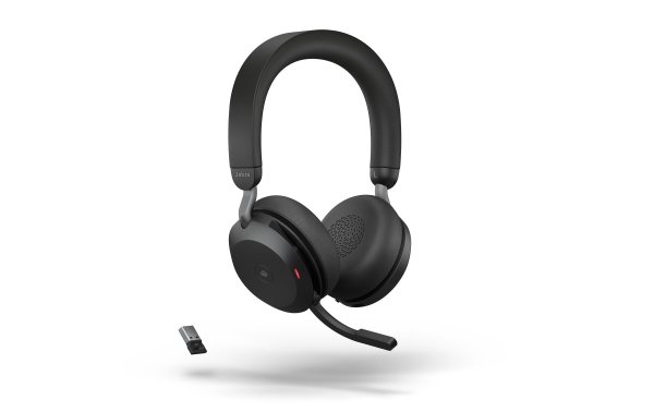 Jabra Headset Evolve2 75 Duo MS USB-A, Schwarz