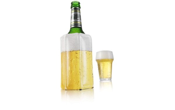 Vacuvin Flaschenmanschette Beer Gelb/Weiss