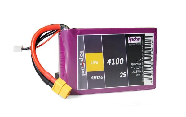 Hacker RC-Akku LiFe 4100 mAh 6.6 V 30C TopFuel ECO-X MTAG