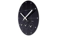 NeXtime Wanduhr Big City Ø 43 cm, Schwarz