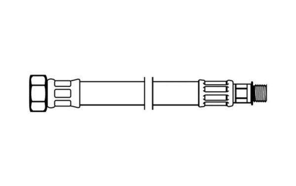 Flexo Anschlussschlauch DN 8 IG x AG kurz 3/8" X M10x1 / 35 cm