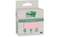 Post-it Notizzettel Recycling Notes 7.6 x 7.6 cm, Pink