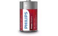 Philips Batterie Power Alkaline D 2 Stück